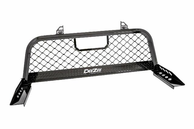 Dee Zee DZ95072RB Gloss Black Aluminum Mesh Cab Rack