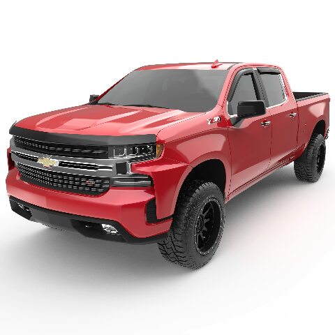 EGR 301691 SuperGuard Smoked Hood Shield Compatible with Select  Chevrolet Silverado 1500 Trucks - Durable Impact Resistant Acrylic, Easy Installation 2019-2025