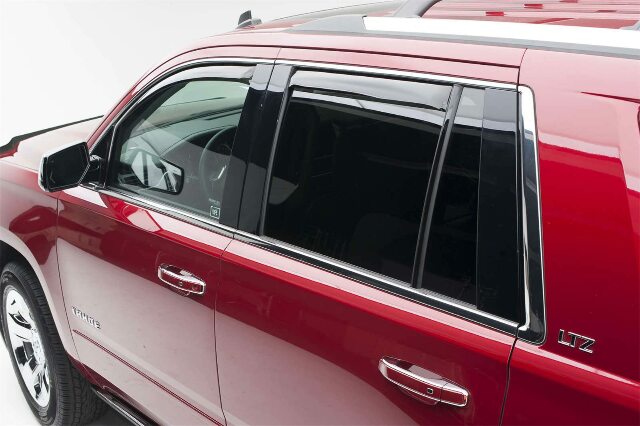 EGR 57 in-channel window visors front and rear set, dark smoke finish, Compatible with select Chevrolet and GMC models 1971
