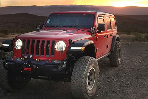 EGR 575251 in-channel window visors front and rear set, dark smoke finish, compatible with select Jeep models