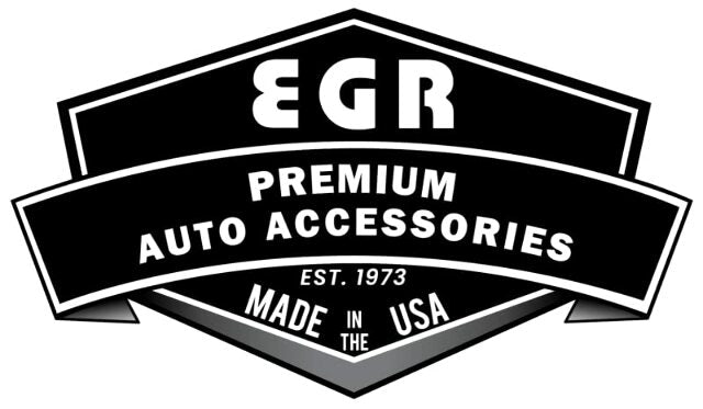 EGR 575251 in-channel window visors front and rear set, dark smoke finish, compatible with select Jeep models