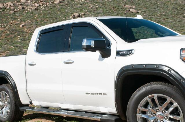 EGR 791794 bolt-on look fender flare set, matte black finish, compatible with select GMC Sierra models