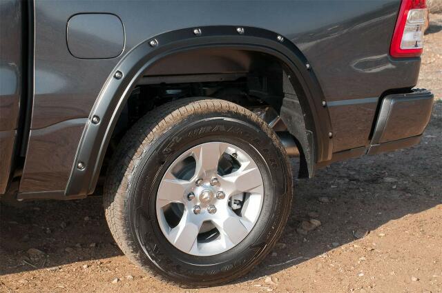 EGR 792954 Bolt-on Look Fender Flare Full Set Truck Accessory, Matte Black Finish, Compatible with Select Dodge Ram Models