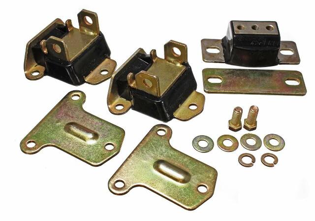 Energy Suspension 3.1122G Complete Engine and Transmission Mount Set , black