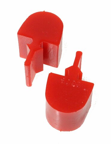 Energy Suspension 3.9102R Pull Thru Bump Stop Compatible with GM