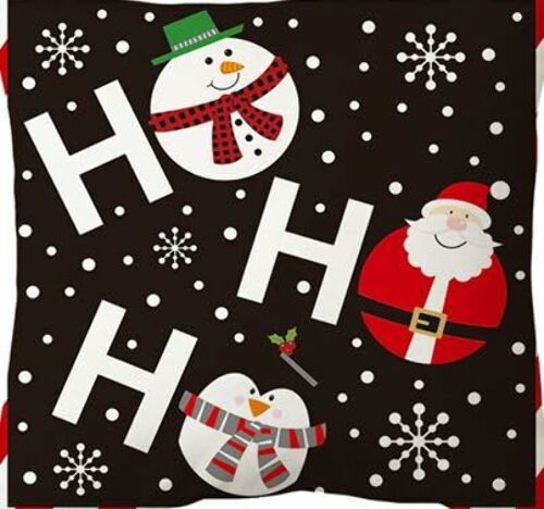 Fenza Custom Christmas Pillow Covers For Family, Linen Double Side Printed Pattern Throw Pillow, 1 Piece Set 18X18 Pillow, Inserts Are Not Included Or Sold Separately (Y-283)