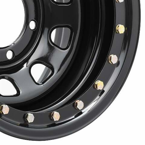 Pro Comp Wheels 252-5883 Rock Crawler Series 252 Black D-Window Wheel