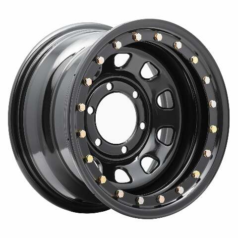 Pro Comp Wheels 252-5883 Rock Crawler Series 252 Black D-Window Wheel