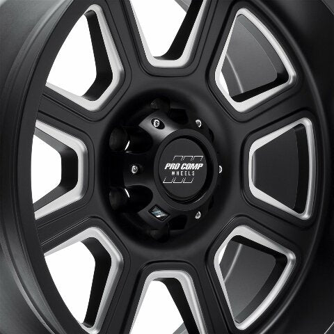 Pro Comp Wheels Gunner Black Wheel with Painted (20 x 10. inches /6 x 5 inches, -18 inches Offset)