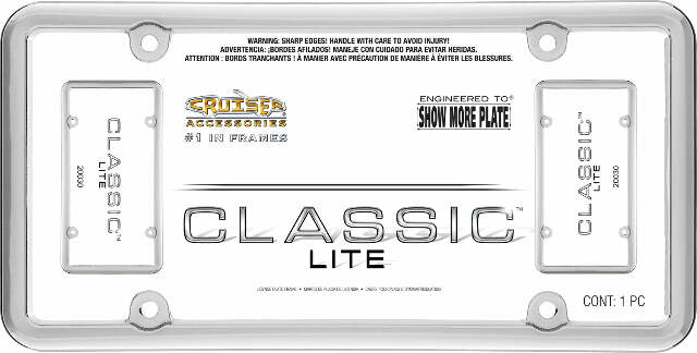 Cruiser Accessories 20030 License Plate Frames