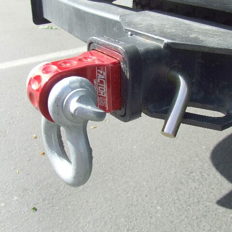 Factor 55 00020-05 HitchLink 2.0 Reciever Shackle Mount 2 Inch Receivers Silver