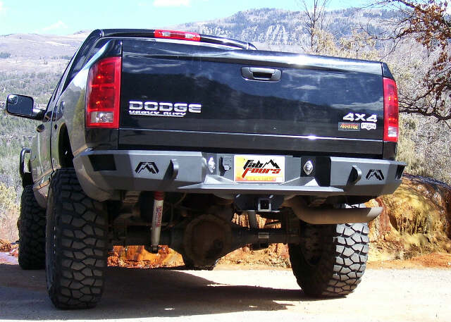 Fab Fours DR03-W1050-1 Heavy Duty Rear Bumper Fits 03-09 Ram 2500 Ram 3500