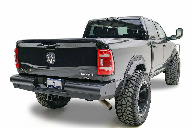 Fab Fours DR19-U4450-1 Elite Rear Bumper Fits 19-20 2500 3500