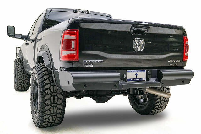 Fab Fours DR19-U4450-1 Elite Rear Bumper Fits 19-20 2500 3500