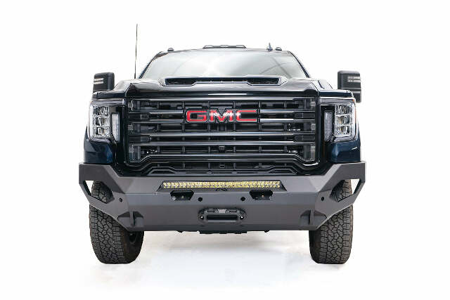 Fab Fours GM20-X5051-1 Matrix Front Bumper Fits 20 Sierra 2500 HD Sierra 3500 HD