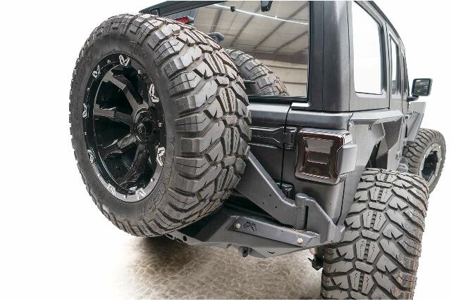 Fab Fours JL18-Y1851T-1 Off The Door Tire Carrier Fits 18-20 Wrangler (JL)