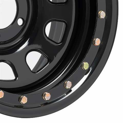 Pro Comp Wheels 252-5165F Rock Crawler Series 252 Black D-Window Wheel