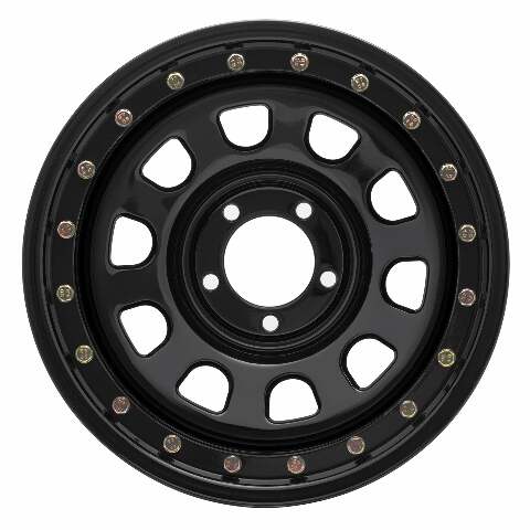 Pro Comp Wheels 252-5165F Rock Crawler Series 252 Black D-Window Wheel