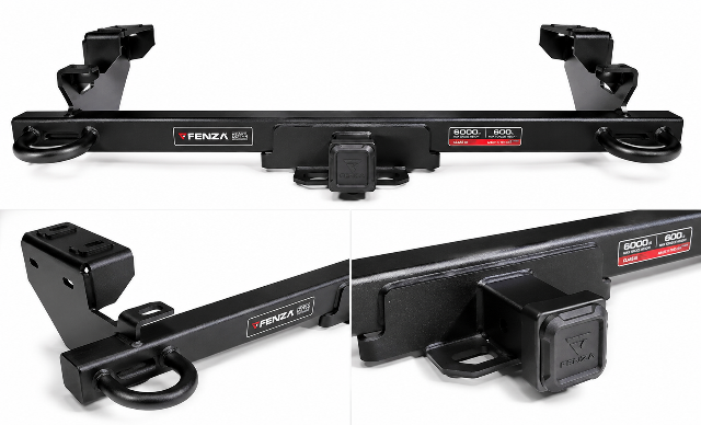 FENZA Trailer Tow Hitch Receiver with 2-Inch Ball Mount Compatible with Ford Ranger T9 Export 2023-2026