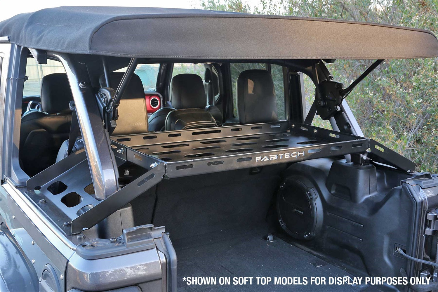 Fabtech FTS24211 Cargo Rack Fits 18-21 Wrangler (JL)