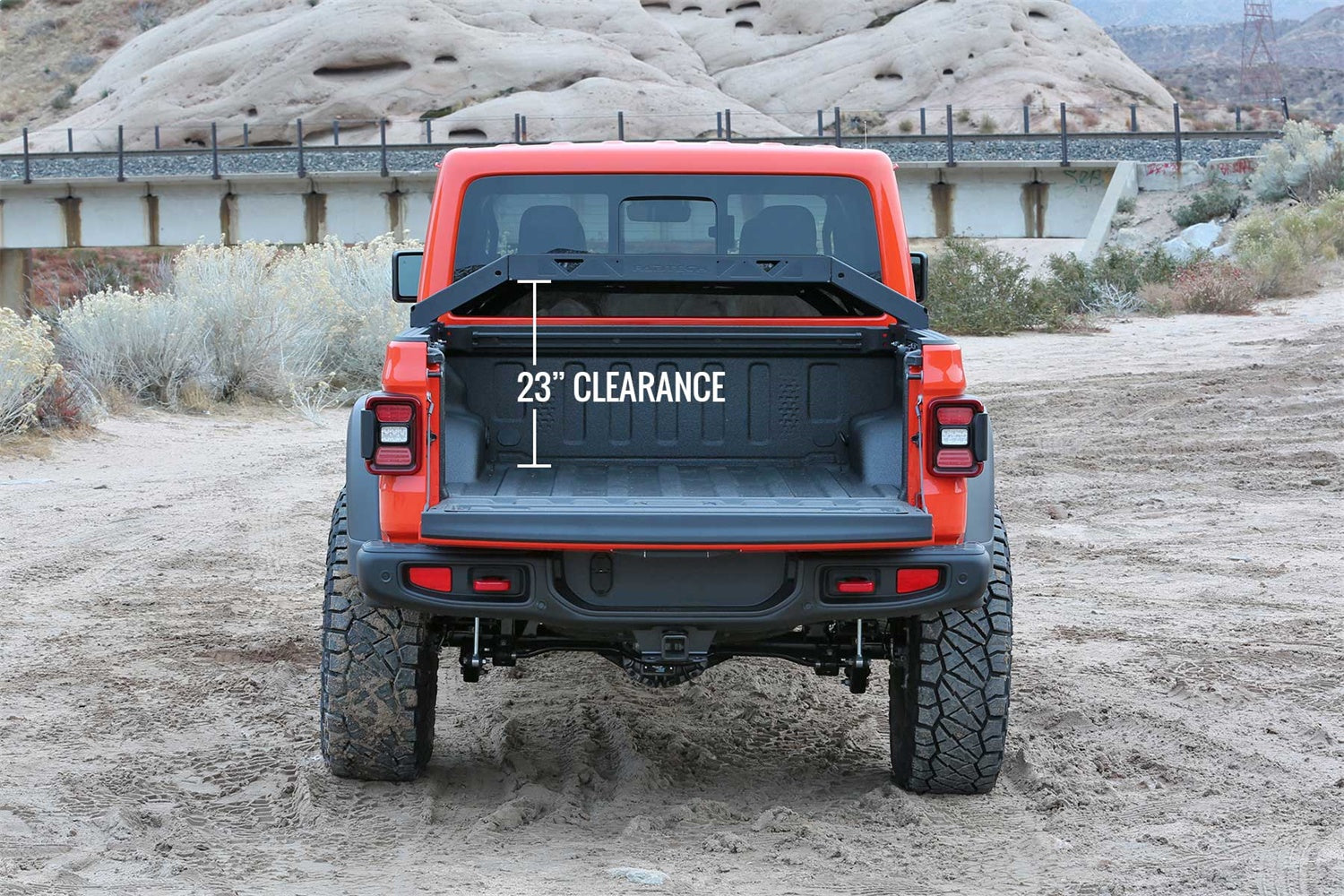 Fabtech FTS24256 Cargo Rack Fits 20 Gladiator