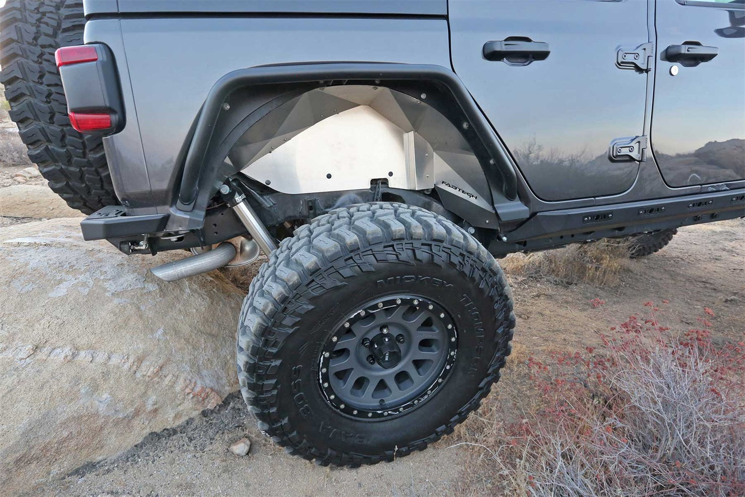 Fabtech FTS24272 Tube Fenders Fits 18-21 Wrangler (JL)