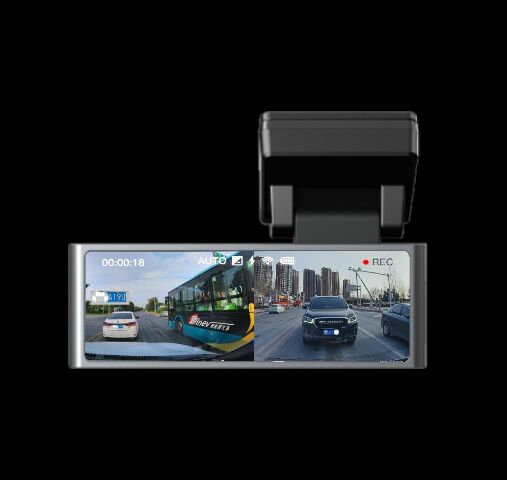 Fenza Dual Dash Camera 4K Front + 1080P Rear | Built-In Wi-Fi & Night Vision