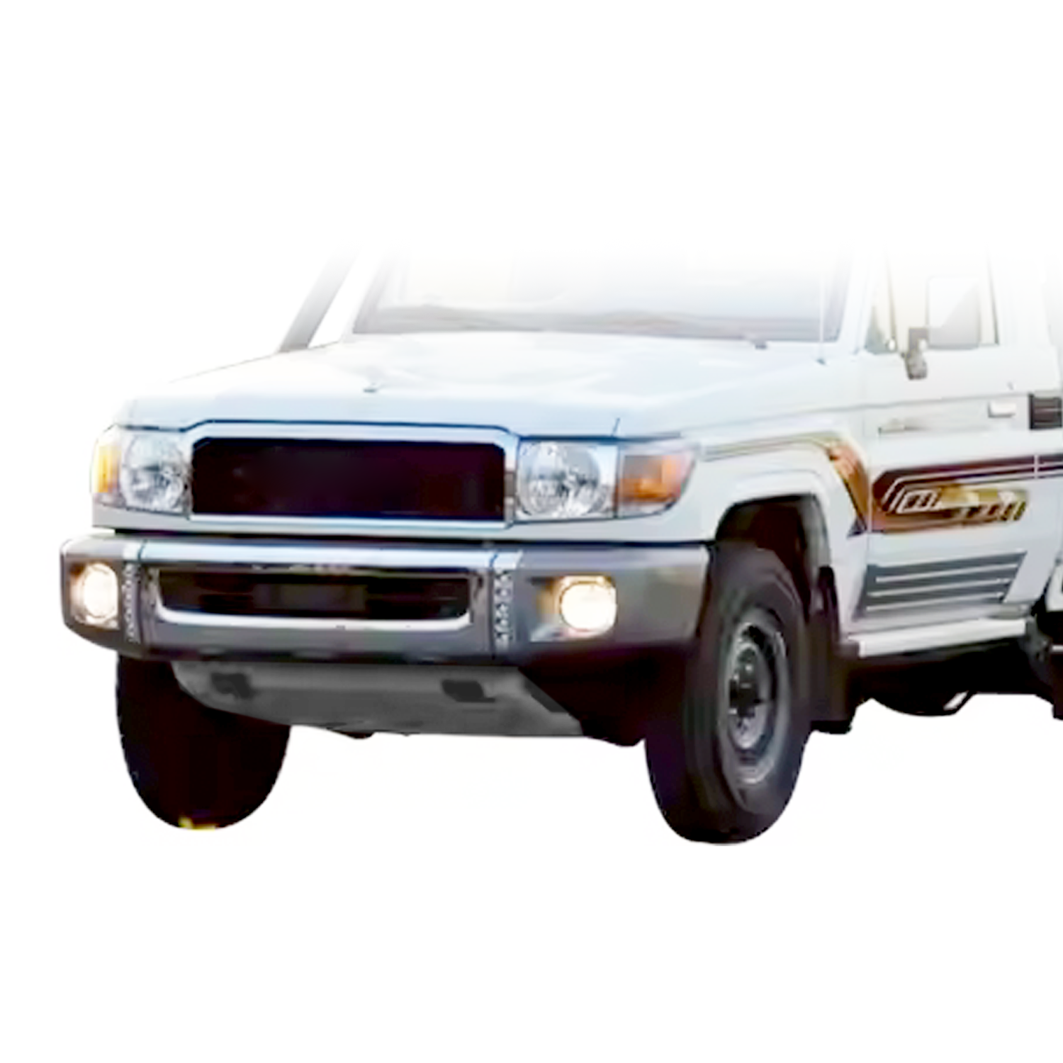 Fenza Heavy-Duty Front Skid Plate – Compatible with Toyota Land Cruiser 70 Series Pickup | Underbody Protection