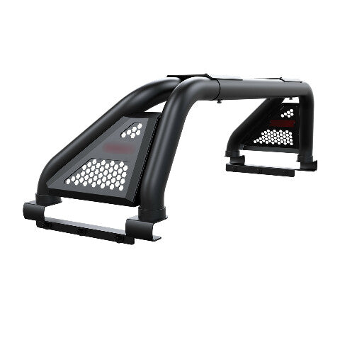 Fenza Off-Road Black Bed Roll Bars with Tonneau Cover Support – Compatible with Hilux, D-Max, NP300, Ranger, and BT-50 | Heavy-Duty Steel Construction