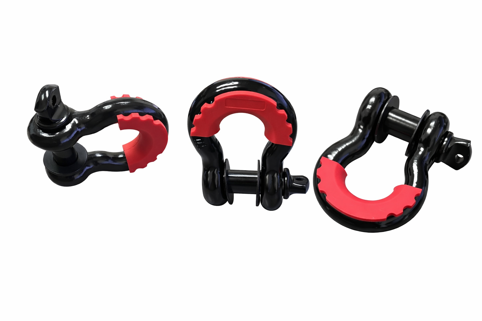 Fenza 3/4” D Ring Shackles – 28.5 Ton (62,831 lbs) Break Strength, 7/8” Screw Pin, Heavy Duty Forged Steel Tow Shackles for Winch & Off-Road Recovery (2 Pack)