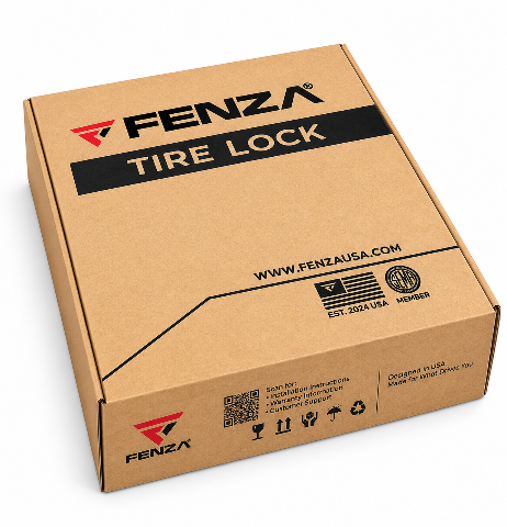 FENZA Spare Tire Lock Compatible with Toyota Hilux – Heavy Duty Underbody Spare Wheel Anti-Theft Security System with Lock, Keys, Protector Disc & Mounting Hardware