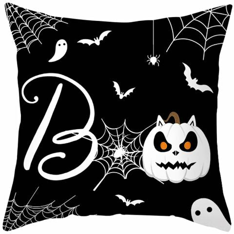 Fenza 4 Piece Set Halloween Throw Pillow For Family Room And Living Room Terrace Home Decor Made Of Durable Polyester Halloween Theme