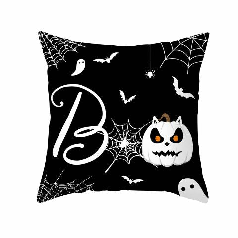 Fenza 4 Piece Set Halloween Throw Pillow For Family Room And Living Room Terrace Home Decor Made Of Durable Polyester Halloween Theme