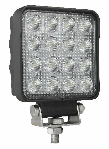 HELLA 357106002 ValueFit 4 Square 2.0 LED Close Range Worklight , Black