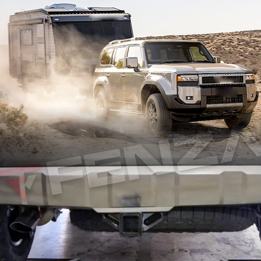 Heavy-duty towing hitch receiver compatible with 2025 Land Cruiser