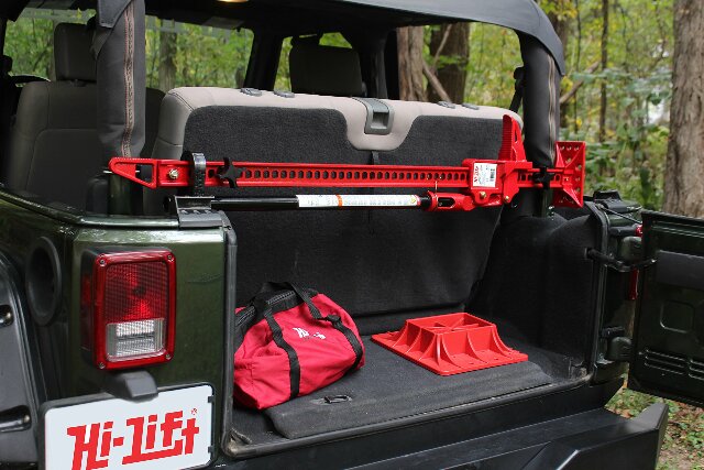Hi-Lift Jack RC-875 Roll Cage Mount (Compatible with Jeep JK), Black,Silver