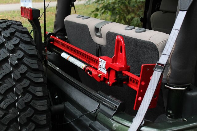 Hi-Lift Jack RC-875 Roll Cage Mount (Compatible with Jeep JK), Black,Silver