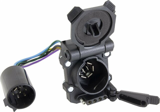 Hopkins Towing Solution 40999 Plug-in Simple Endurance Multi-Tow Vehicle to Trailer Wiring Harness 7 Blade 5 and 4 Flat Connector with Harness Qty 25 3 Year Warranty