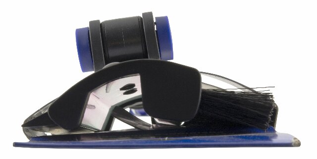 SubZero 80037 60" Quick Lock Pivoting Head Snowbroom with Integrated Squeegee and Ice Scraper , Black