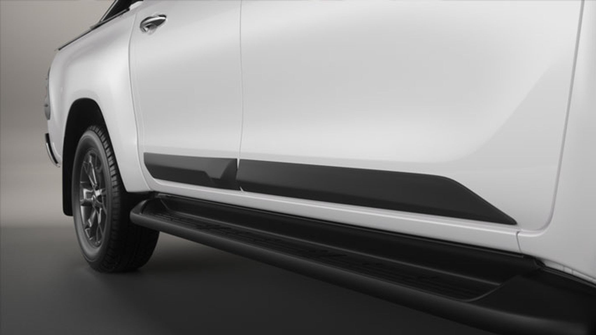 Side Door Molding Trims Black Matte Fits 2016-2023 Toyota Hilux