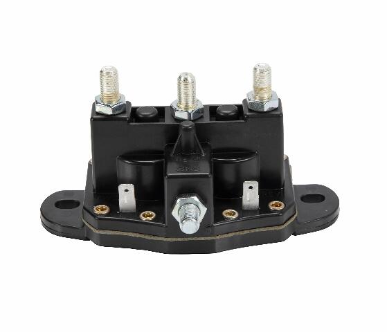 Lippert Replacement Dual-Polarity Reversing Solenoid with Silver / Bronze Alloy Posts Compatible with Hydraulic Leveling Systems and RV Slide-Outs - 118246