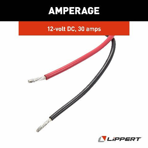 Lippert 12-Volt DC Replacement 18:1 Tuson Through-Frame Slide-Out Motor Assembly without Actuator, 30 Amps, 9,000 RPM - 125802