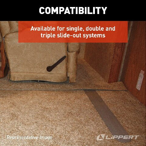 Lippert Components 1346281 Flex Guard Double Kit with Hardware Black, Standard