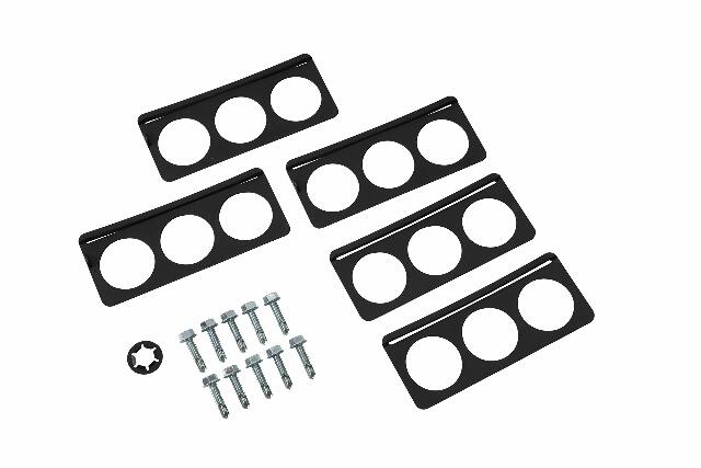 Lippert Flex Guard Triple RV Slide-Out Protection Kit with Hardware, Compatible with Any System with 1/4" Steel Rod or Swing Arm, 50-1/2" x 3-1/4" - 1346291