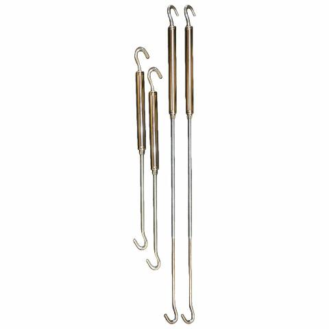 HAPPIJAC Standard Turnbuckle Replacement Set Compatible with Truck Camper Tie Down 25.5 Inch