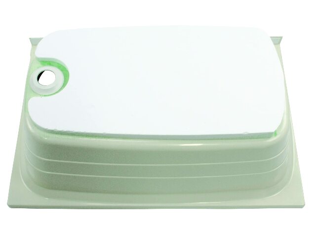 Lippert Replacement 24" x 36" Parchment Bathtub with Left Drain, Scratch-Resistant ABS Acrylic Compatible with RVs, Travel Trailers, 5th Wheels, Motorhomes - P2436LHSPK