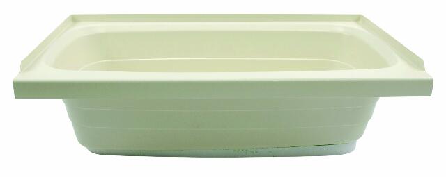 Lippert Replacement 24" x 40" Parchment Bathtub with Left Drain, Scratch-Resistant ABS Acrylic Compatible with RVs, Travel Trailers, 5th Wheels, Motorhomes - P2440LHSPK