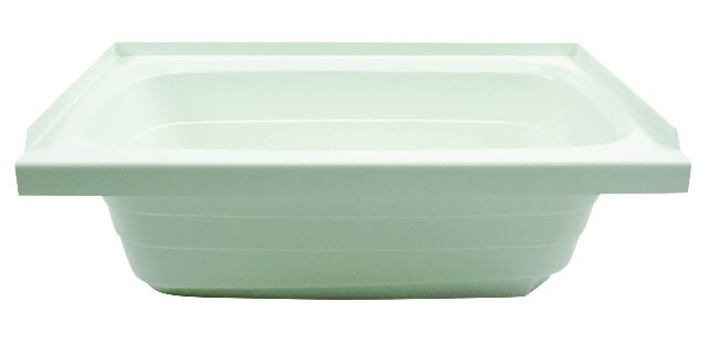 Lippert Replacement 24" x 36" White Bathtub with Left Drain, Scratch-Resistant ABS Acrylic Compatible with RVs, Travel Trailers, 5th Wheels, Motorhomes - W2436LHSPK