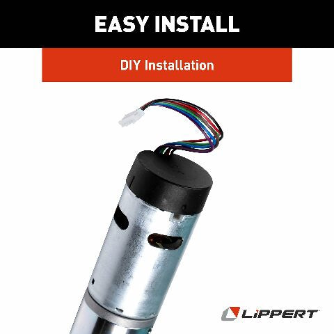 Lippert Replacement IG-42 10-Millimeter In-Wall RV Slide-Out Motor Assembly, 300:1 Ratio, Improved Function Compatible with Slide-outs, Easy, DIY Installation, Exact-Match Component - 236575