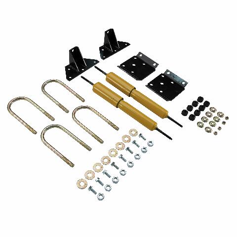 Lippert Heavy-Duty Shock Mount Kit Compatible with RV Trailers, Compatible with 3 in. Axle Tube, Shock Absorbing, Complete Bolt-On Mounting Kit, Gas Shocks, Suspension Repair Parts - 281281
